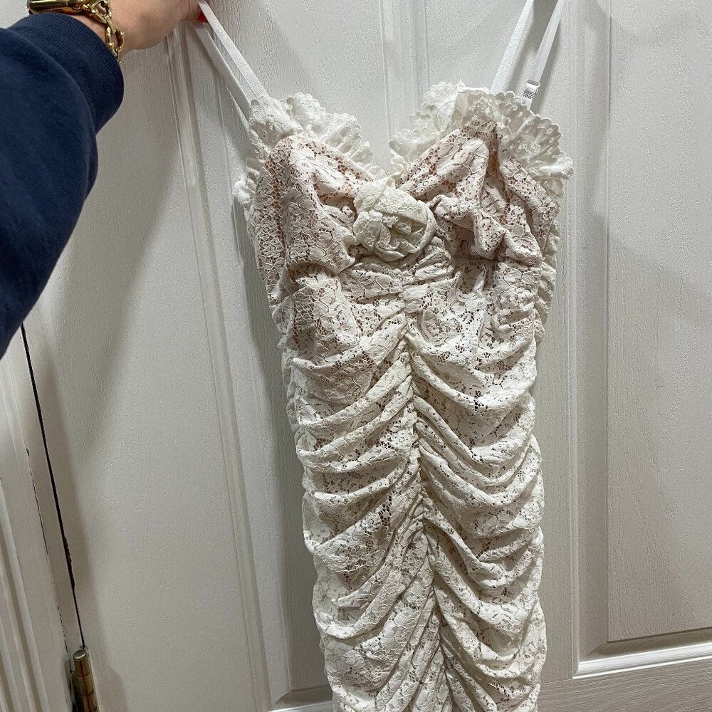 EB LUXE Los Angeles White Dress